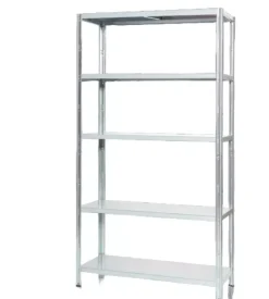 Scaffale in metallo 5 ripiani easy system portata 400 kg 100x40x187 cm