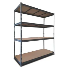 Scaffale in metallo 4 ripiani easy sistem portata 1200 kg 180x60x180 cm