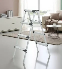 Scala pieghevole easy system in alluminio con 4 gradini portata 150 kg