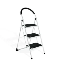 Scala pieghevole in acciaio easy system 3 gradini