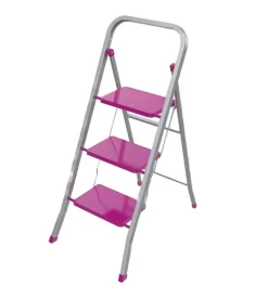 Scala pieghevole "slimmy" in acciaio con 3 gradini portata 150 kg