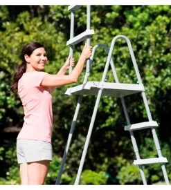 Scaletta doppia con gradini staccabili 132 cm i.3 - cod. 28077