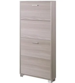 Scarpiera olmo con 4 ante, 70x154x18 cm