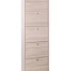 Scarpiera olmo con 5 ante, 63x29x190 cm