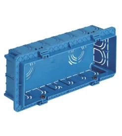 Scatola incasso rett. 6-7 moduli azzurra - vimar