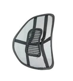 Schienale ergonomico relax nero per sedie e sedili