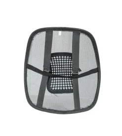 Schienale ergonomico relax nero per sedie e sedili