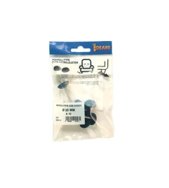 Scivoli ptfe tondi con chiodo ø 30 mm. - grigio - 8 pz.