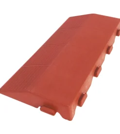 Scivolo autobloccante per pavimentazione esterna colore cotto maschio, 205x400x48 mm.