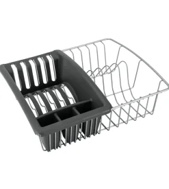 Scolapiatti con vaschetta piatti/posate aquatex