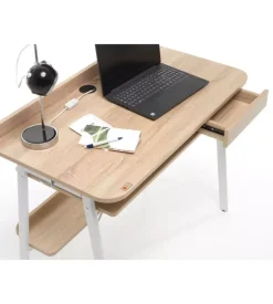 Scrivania "compact" rovere, 100x55x82 cm