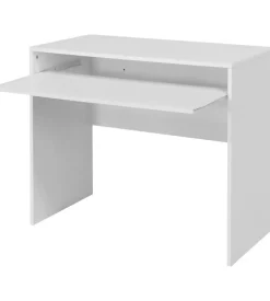 Scrivania con piano estraibile colore bianco armonia 90x45x74 cm