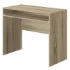 Scrivania con piano estraibile colore rovere armonia 90x45x74 cm
