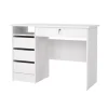Scrivania "paris" con cassetti bianco 109,3,48,5x75,6 cm