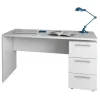 Scrivania "stylus" bianco artico, 74x138x60 cm