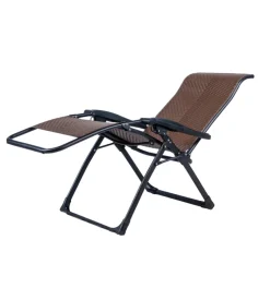 Sdraio pieghevole reclinabile con braccioli eurogarden 