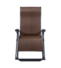 Sdraio pieghevole reclinabile con braccioli eurogarden 