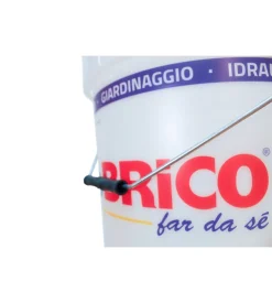Secchio bianco con coperchio eurobrico 14 lt