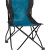 Sedia da campeggio brunner "action equiframe" in acciaio e poliestere avio e nero 50,5x57x46/77 cm