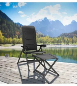 Sedia da campeggio reclinabile brunner 