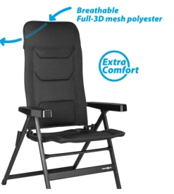 Sedia da campeggio reclinabile brunner 