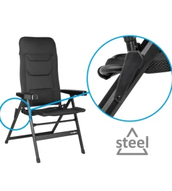 Sedia da campeggio reclinabile brunner 