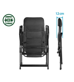 Sedia da campeggio reclinabile brunner 