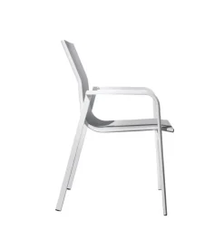 Sedia da esterno con braccioli solaria 