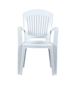 Sedia da esterno con schienale medio 