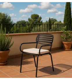 Sedia da esterno eurogarden con braccioli 