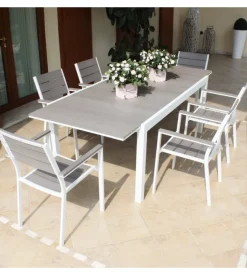 Sedia da esterno impilabile elica garden 