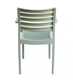 Sedia da esterno impilabile elica garden 