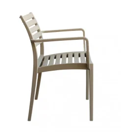 Sedia da esterno impilabile elica garden