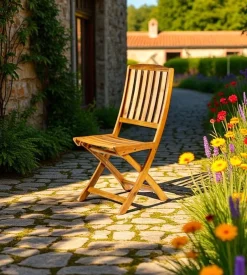 Sedia da esterno pieghevole eurogarden 