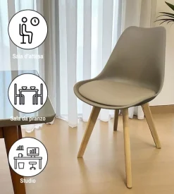 Sedia da pranzo bellahome 