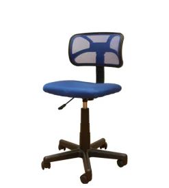 Sedia da ufficio blu "jump2", 41,5x44x75-87 cm