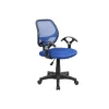Sedia da ufficio blu "smart2" con braccioli, 57x56x88-100 cm