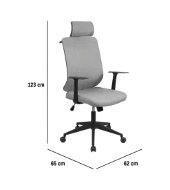 Sedia da ufficio traspirante bellahome 