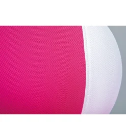 Sedia ufficio in tessuto lampone e bianco, 52x56x94-103,5 cm