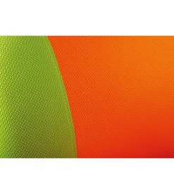 Sedia ufficio tessuto arancione e giallo, 52x56x94-103,5 cm