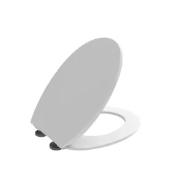 Sedile wc "slow-close" bianco 37x45,6 cm