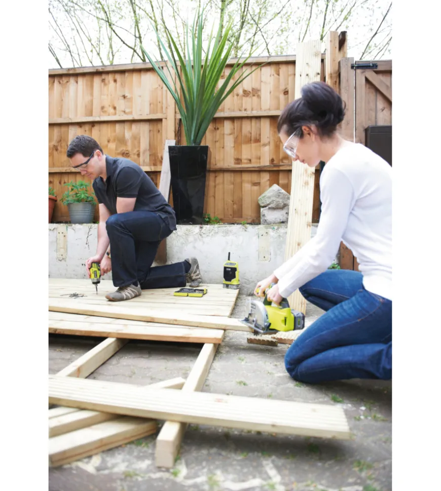 Sega circolare a batteria ryobi "rwsl1801m" con guida laser lama tct 150 mm 18v, solo corpo macchina