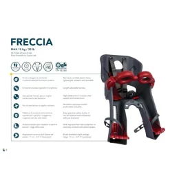 Seggiolino anteriore per bicicletta bellelli 