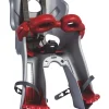 Seggiolino anteriore per bicicletta bellelli "freccia" silver, portata massima 15 kg