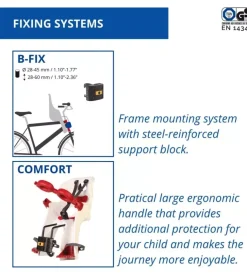 Seggiolino anteriore per bicicletta bellelli 