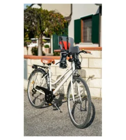 Seggiolino anteriore per bicicletta lampa "ginny" con attacco al manubrio colori assortiti portata massima 15 kg