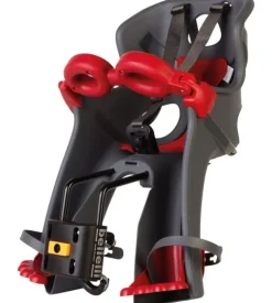 Seggiolino anteriore per bicletta bellelli "freccia" dark grey, portata massima 15 kg