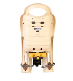 Seggiolino bici mr fox relax beige - attacco al telaio - grigio