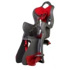 Seggiolino per bici posteriore bellelli "b-one" attacco al portapacchi grigio scuro, portata massima 22 kg