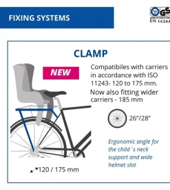 Seggiolino posteriore per bicletta bellelli